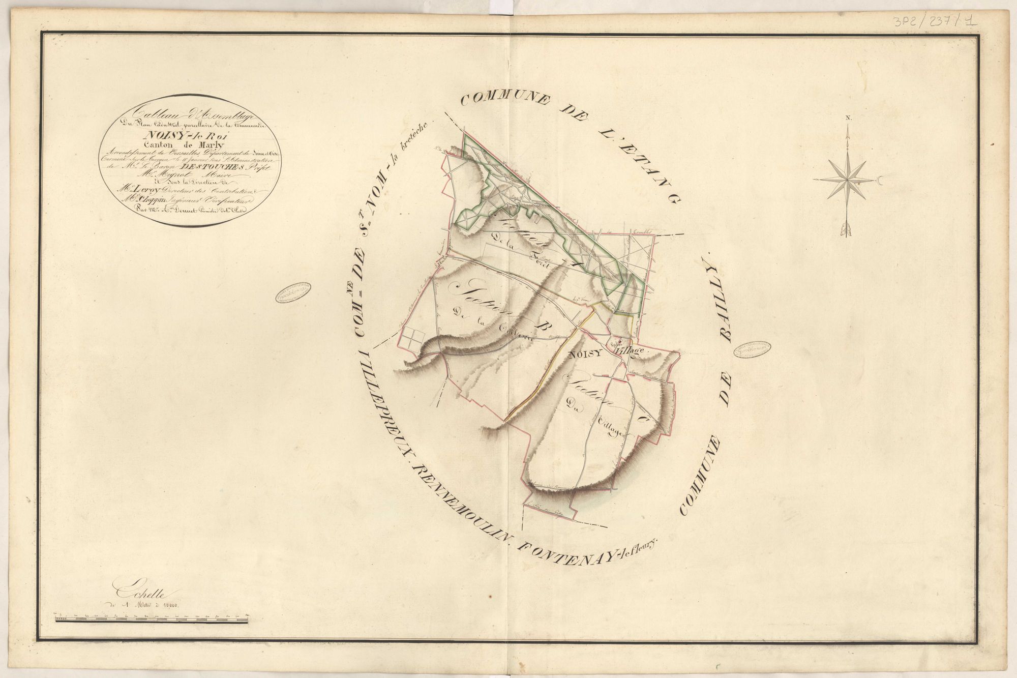 Noisy-le-Roi - Plans de la Préfecture de Seine-et-Oise