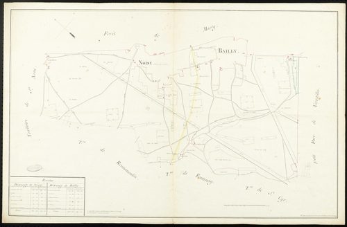 Noisy-le-Roi - Plan d'intendance de la paroisse de Noisy-le-Roi