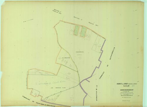 Noisy-le-Roi - Plans du cadastre remembré