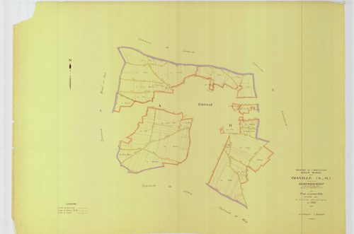 Oinville-sur-Montcient - Plans du cadastre remembré