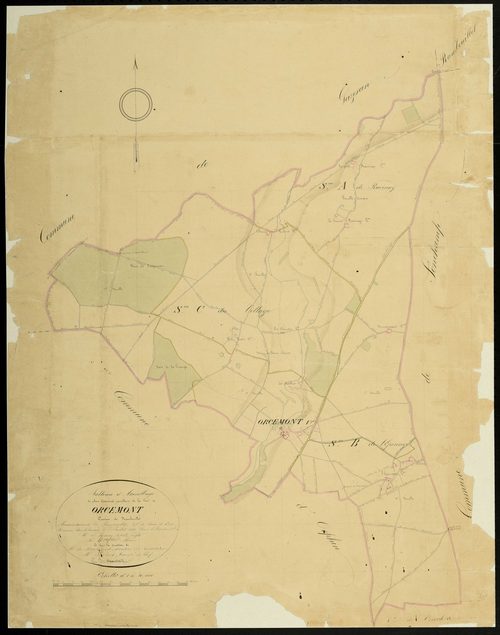 Orcemont - Plans de l’Administration du cadastre