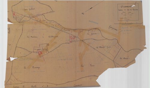 Orcemont - Plans du cadastre rénové