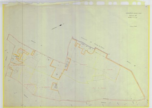 Orgerus - Plans du cadastre remembré