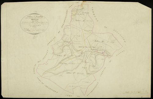 Orgeval - Plans de l’Administration du cadastre