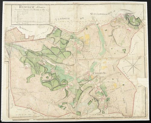 Orgeval - Plan d'intendance de la paroisse d'Orgeval