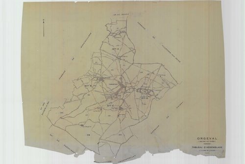Orgeval - Plans du cadastre rénové
