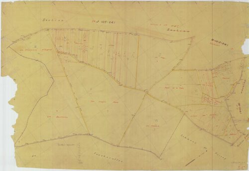 Orgeval - Plans du cadastre remembré