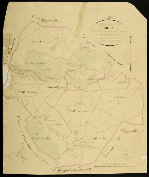 Orphin - Plans de l’Administration du cadastre