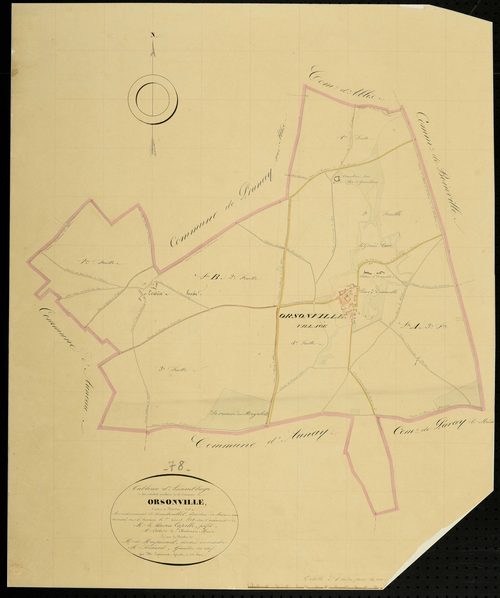 Orsonville - Plans de l’Administration du cadastre