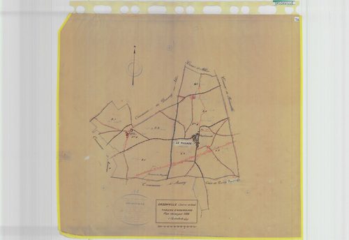 Orsonville - Plans du cadastre rénové