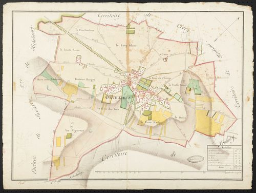 Orvilliers - Plan d'intendance de la paroisse d'Orvilliers