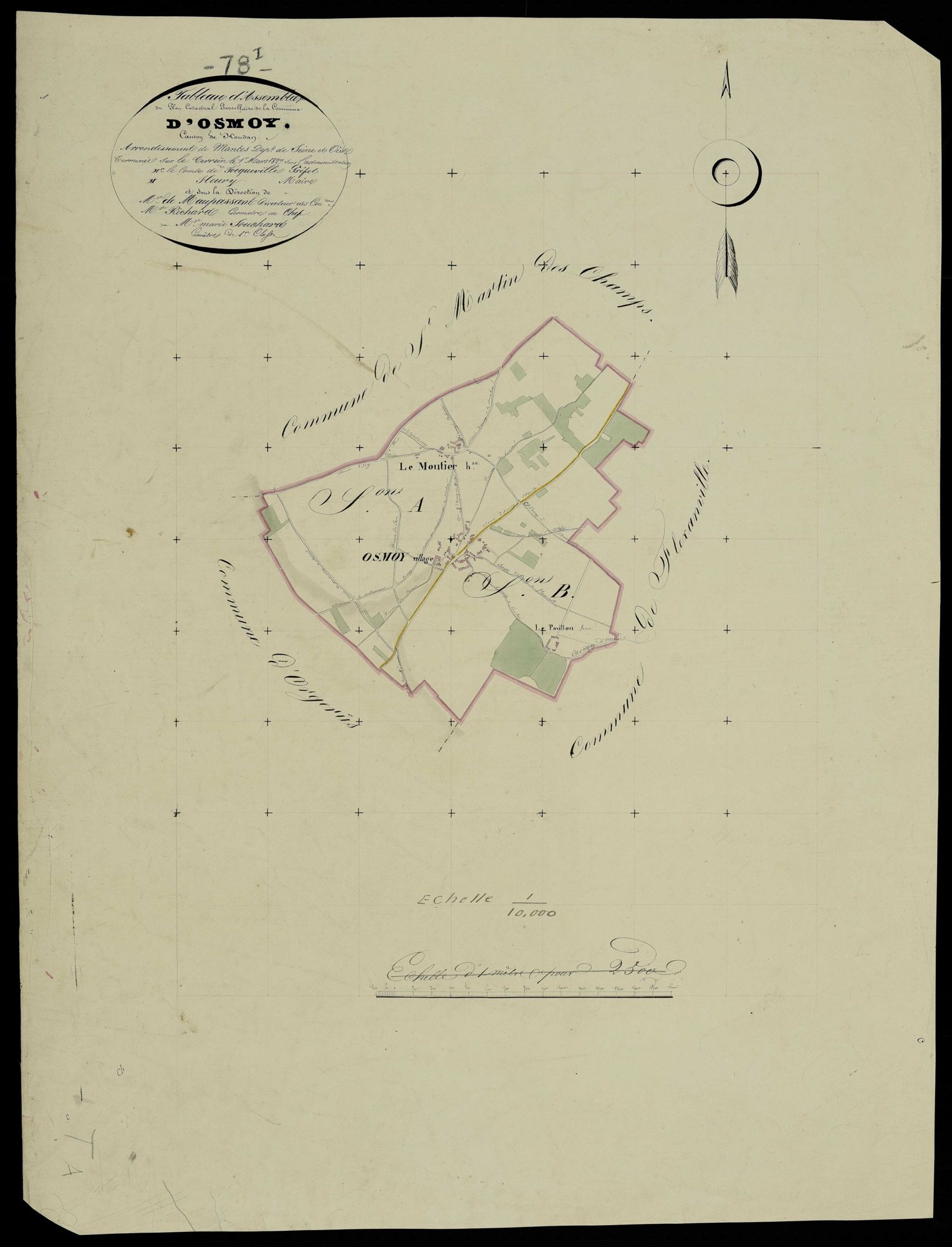 Osmoy - Plans de l’Administration du cadastre