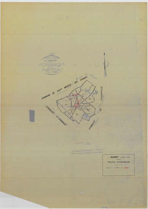 Osmoy - Plans du cadastre rénové