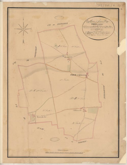 Paray-Douaville - Plans de la Préfecture de Seine-et-Oise