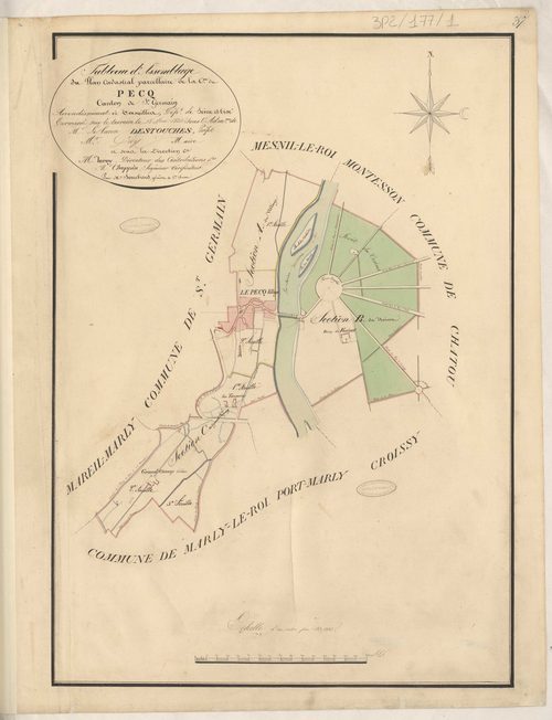 Le Pecq - Plans de la Préfecture de Seine-et-Oise