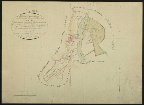 Le Pecq - Plans de l’Administration du cadastre