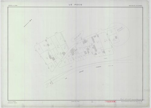 Le Pecq - Plans du cadastre remembré
