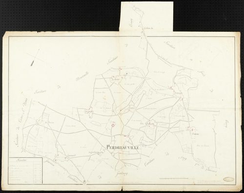 Perdreauville - Plan d'intendance de la paroisse de Perdreauville
