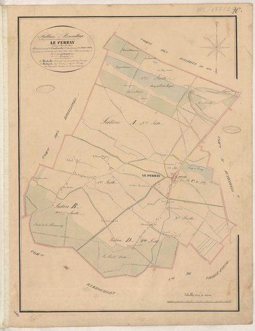 Le Perray-en-Yvelines - Plans de la Préfecture de Seine-et-Oise