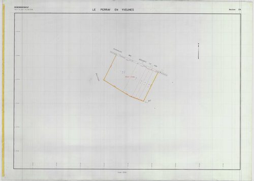 Le Perray-en-Yvelines - Plans du cadastre remembré