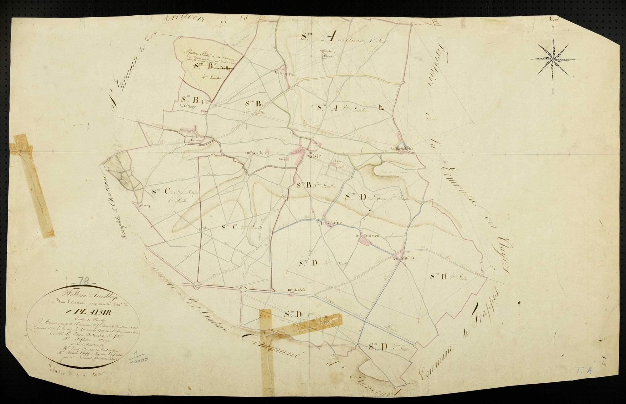 Plaisir - Plans de l’Administration du cadastre