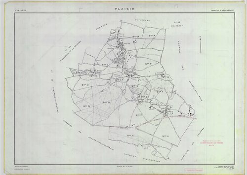 Plaisir - Plans du cadastre rénové