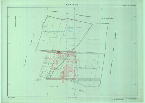 Plaisir - Plans du cadastre remembré