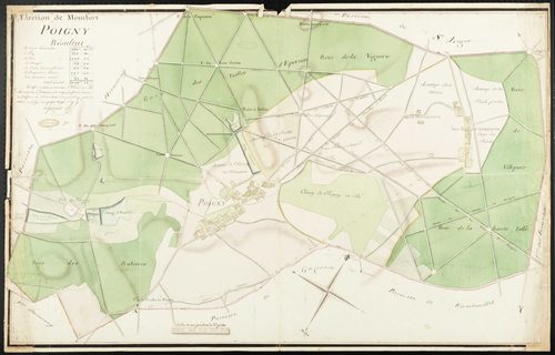 Poigny-la-Forêt - Plan d'intendance de la paroisse de Poigny-la-Forêt
