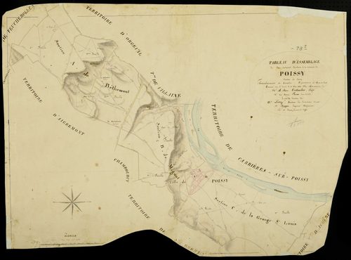 Poissy - Plans de l’Administration du cadastre