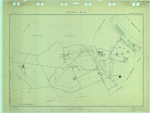 Poissy - Plans du cadastre révisé