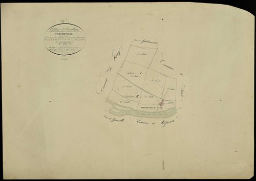 Porcheville - Plans de l’Administration du cadastre