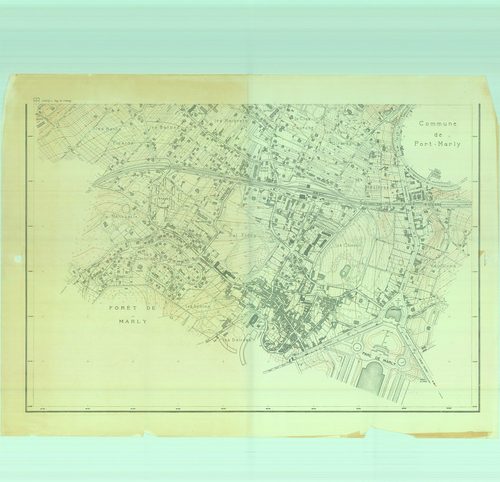 Le Port-Marly - Plans du cadastre révisé