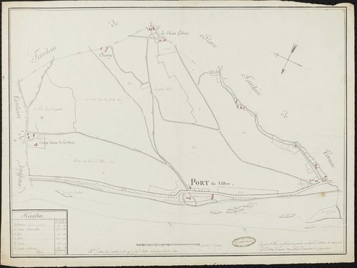 Port-Villez - Plan d'intendance de la paroisse de Port-Villez