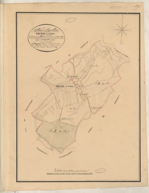 Prunay-le-Temple - Plans de la Préfecture de Seine-et-Oise