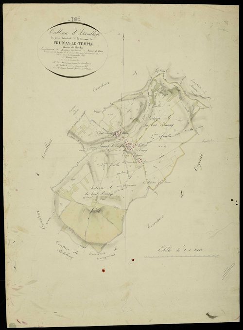 Prunay-le-Temple - Plans de l’Administration du cadastre