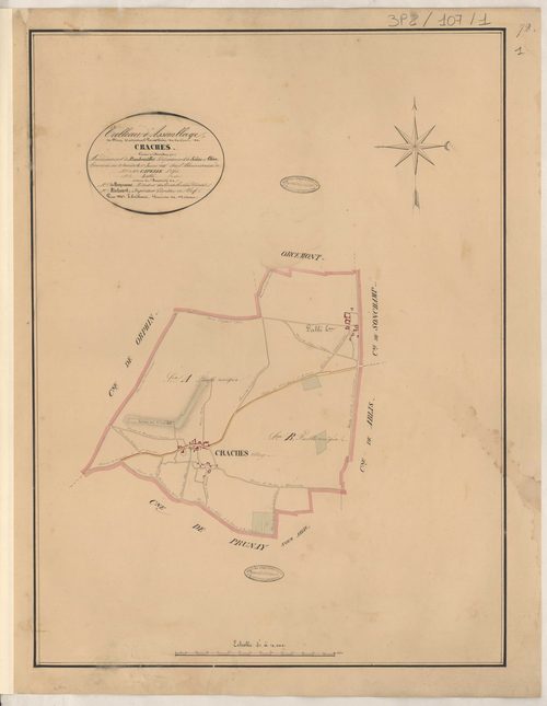 Prunay-en-Yvelines - Plans de la Préfecture de Seine-et-Oise