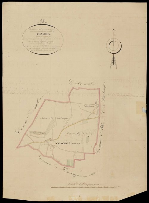 Prunay-en-Yvelines - Plans de l’Administration du cadastre