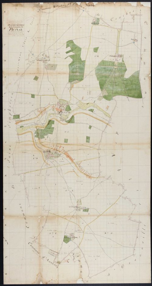 Prunay-en-Yvelines - Plan géométrique
