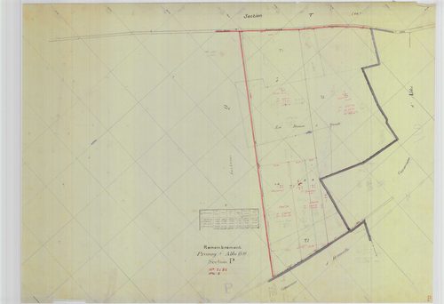 Prunay-en-Yvelines - Plans du cadastre remembré