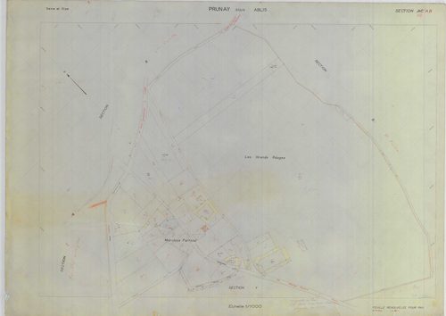 Prunay-en-Yvelines - Plans du cadastre révisé