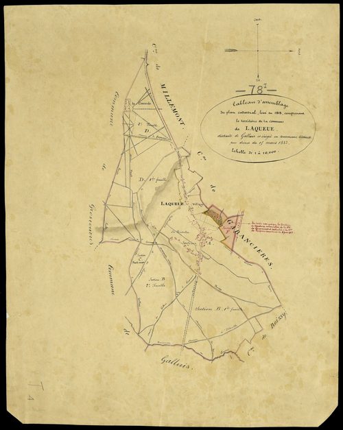 La Queue-les-Yvelines - Plans de l’Administration du cadastre