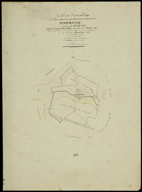 Rennemoulin - Plans de l’Administration du cadastre