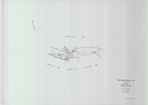 Rennemoulin - Plans du cadastre rénové