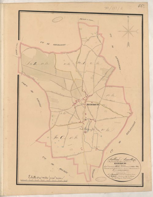 Richebourg - Plans de la Préfecture de Seine-et-Oise