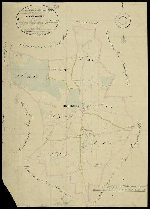 Richebourg - Plans de l’Administration du cadastre