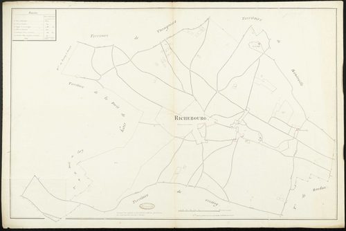Richebourg - Plan d'intendance de la paroisse de Richebourg