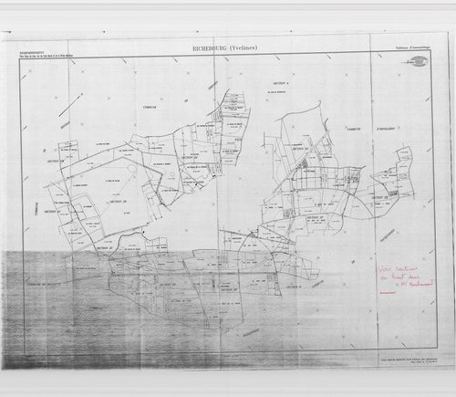 Richebourg - Plans du cadastre remembré