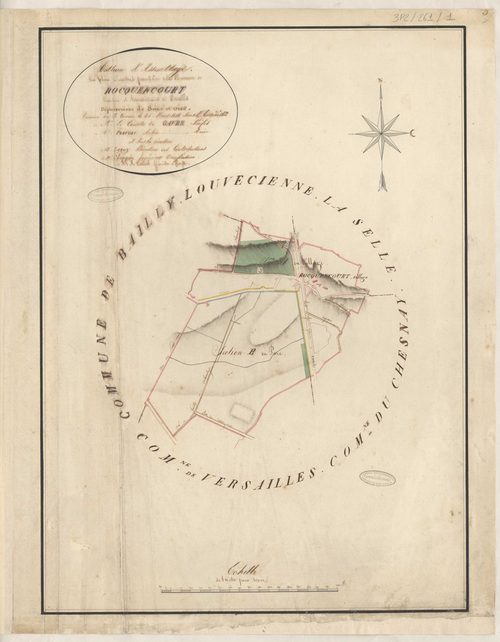 Rocquencourt - Plans de la Préfecture de Seine-et-Oise