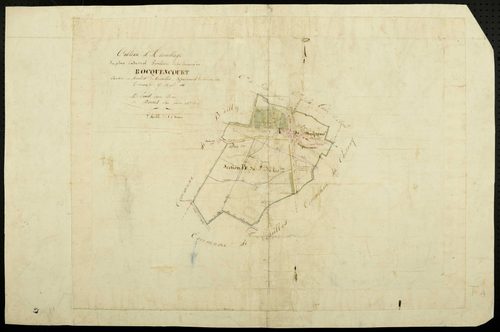 Rocquencourt - Plans de l’Administration du cadastre