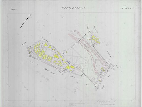 Rocquencourt - Plans du cadastre révisé
